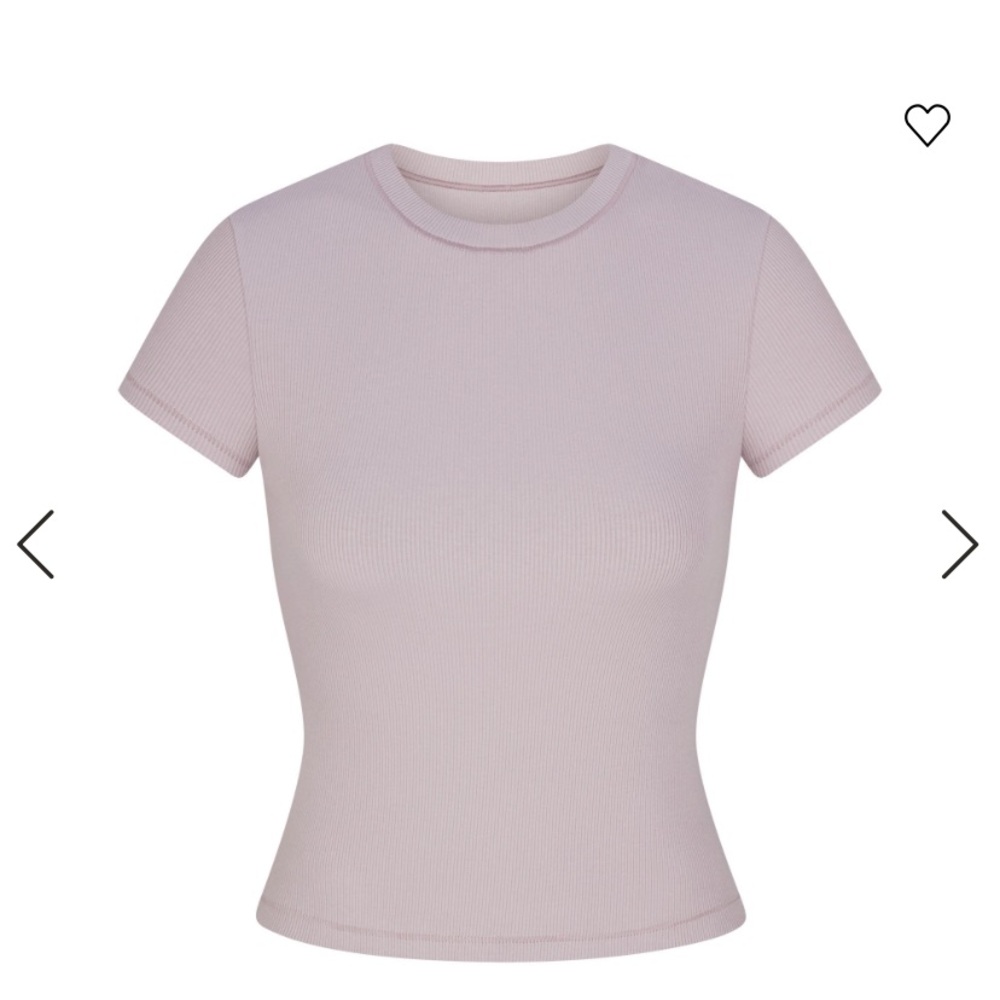 SKIMS COTTON RIB TEE NWT
